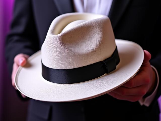 Elegant custom Panama hat for weddings